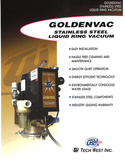 Tech West GoldenVAC Wet Ring Vacuum Systems ( New )