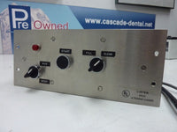 Ultrasonic cleaner recessed unit switch panel