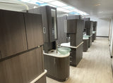 Integrated Laminate Systems - Center Island Console with enclosed X-ray Cabinet