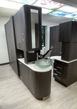 Integrated Laminate Systems - Center Island Console with enclosed X-ray Cabinet