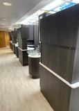 Integrated Laminate Systems - Center Island Console with enclosed X-ray Cabinet