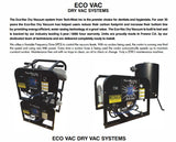 Tech West VPD10D2 Eco-Vac Dual Dry Vacuum System (10-14 User) ( NEW )