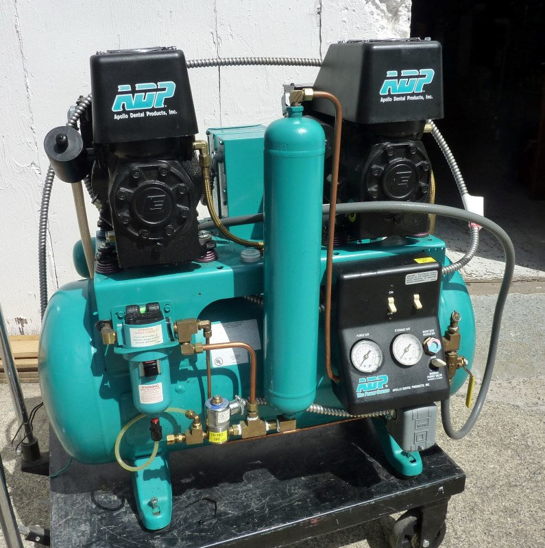 ADP Apollo Dual Oil-Cooled Compressor – Pre-Owned Dental Inc.