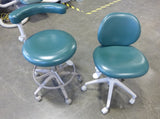 A-Dec 1601 Doctor Stool & 1622 Assistant Stool