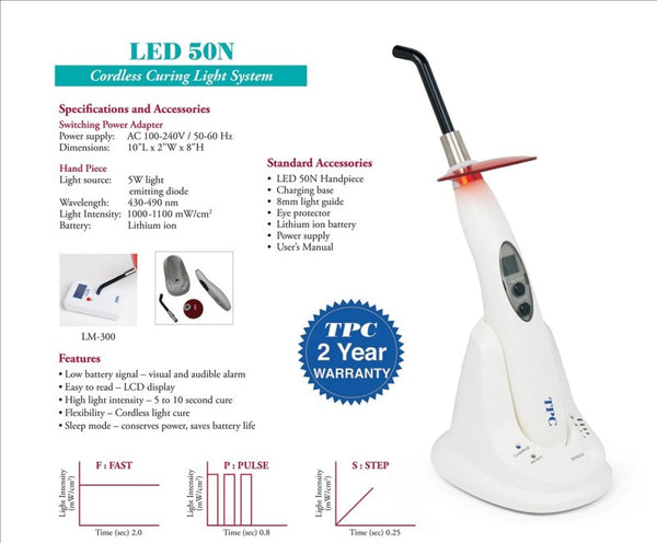 LED 50N Cordless Curing Light System