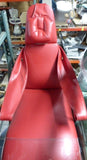 Dentalez Refurbished V Chair with New Red Upholstery